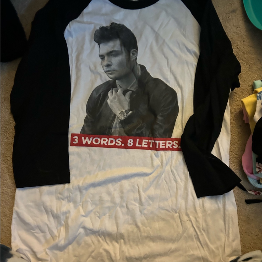 Chuck bass baseball t shirt